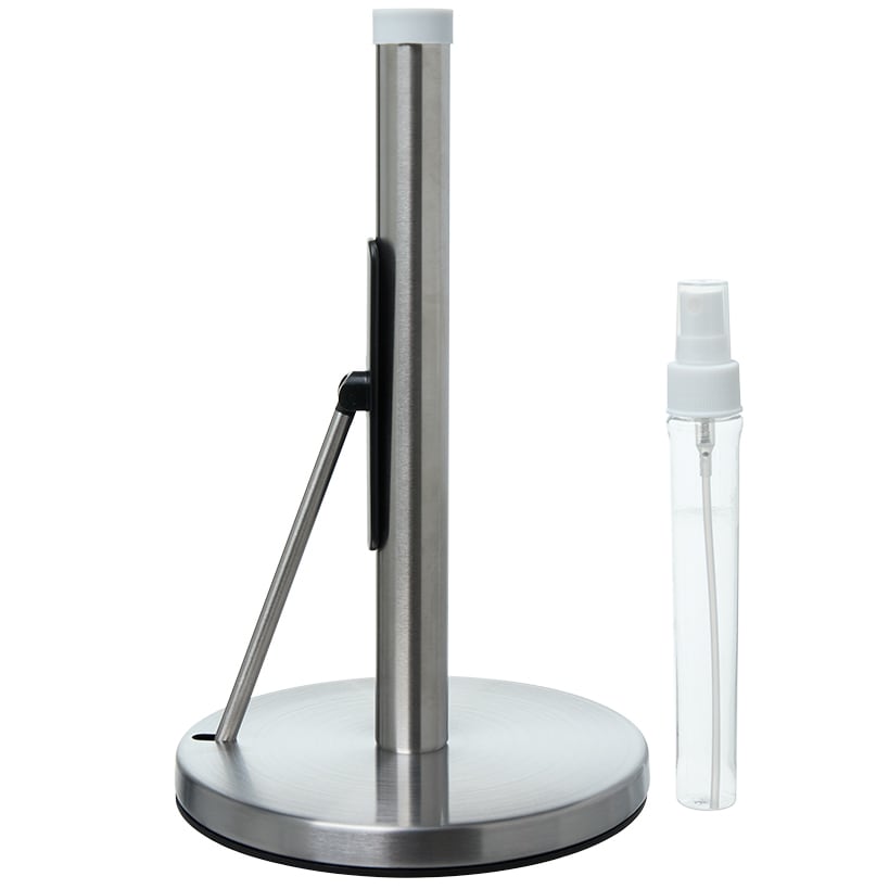 Paper Towel Holder with Spray Bottle