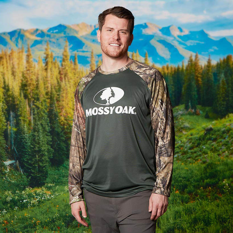 Mossy Oak Performance Long Sleeve Men's T Shirt#select-color_olive
