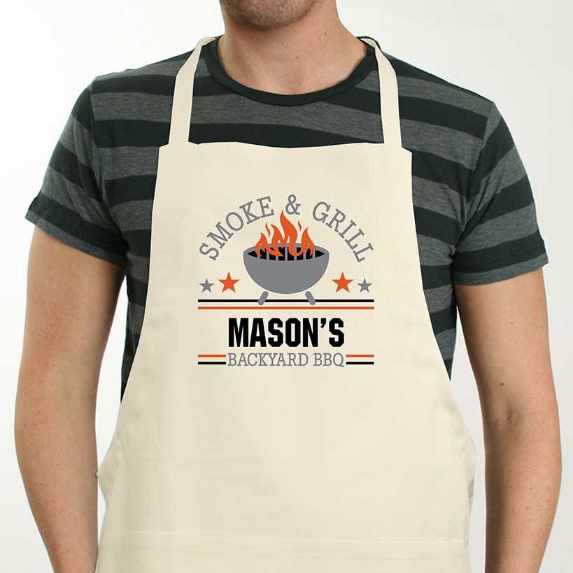 Personalized Backyard BBQ Apron