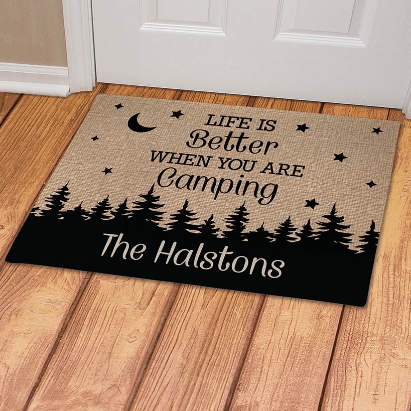 Personalized Camping Doormats