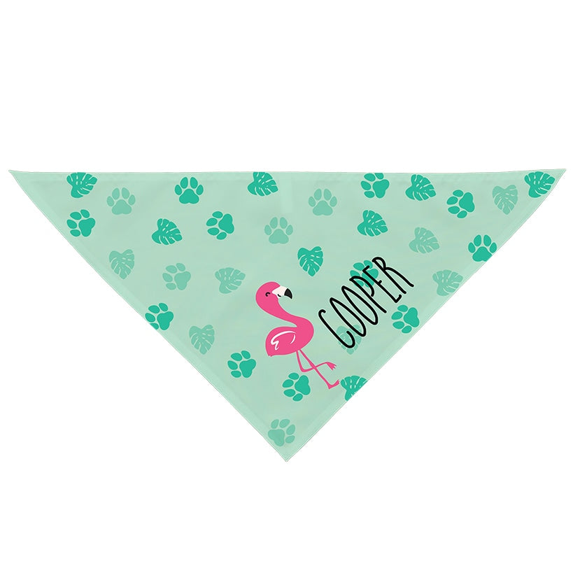 Personalized Dog Bandana Flamingo