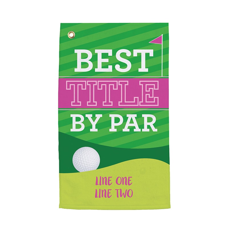 Personalized Golf Towel for Golf Bag