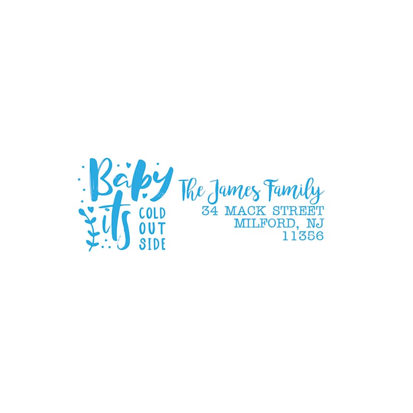 Personalized Christmas Self Inking Stamps