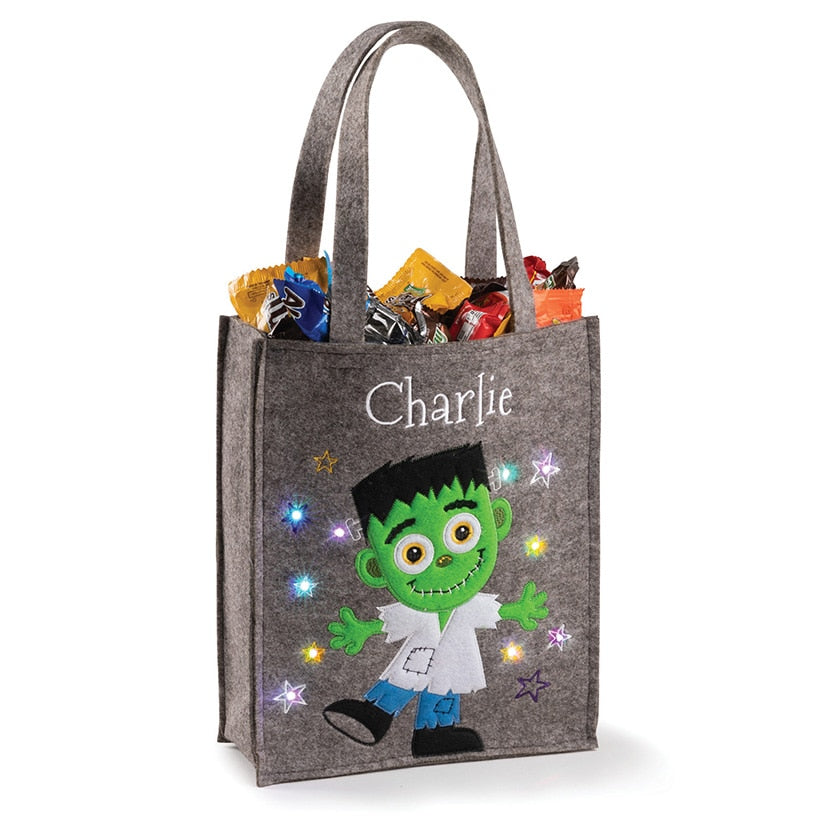 Personalized LED Halloween Treat Bag