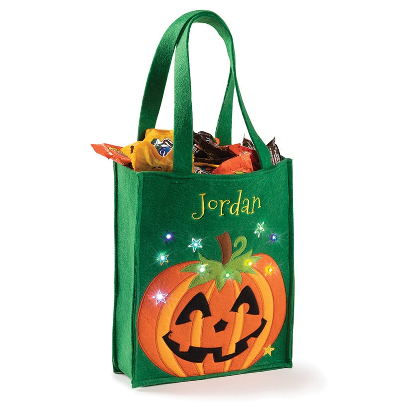 Personalized LED Halloween Treat Bag