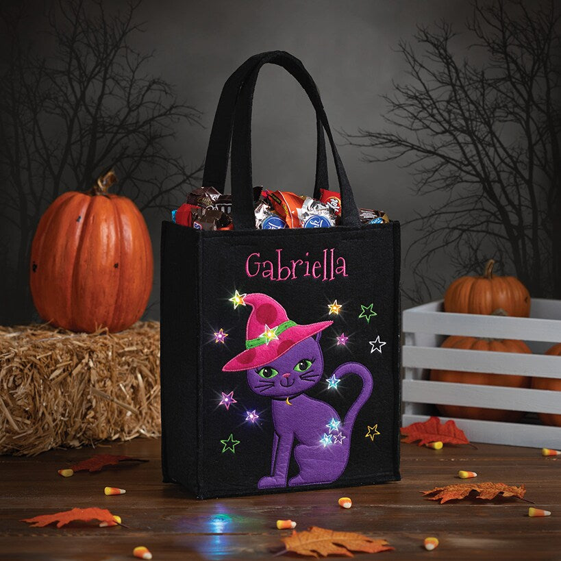 Personalized LED Halloween Treat Bag