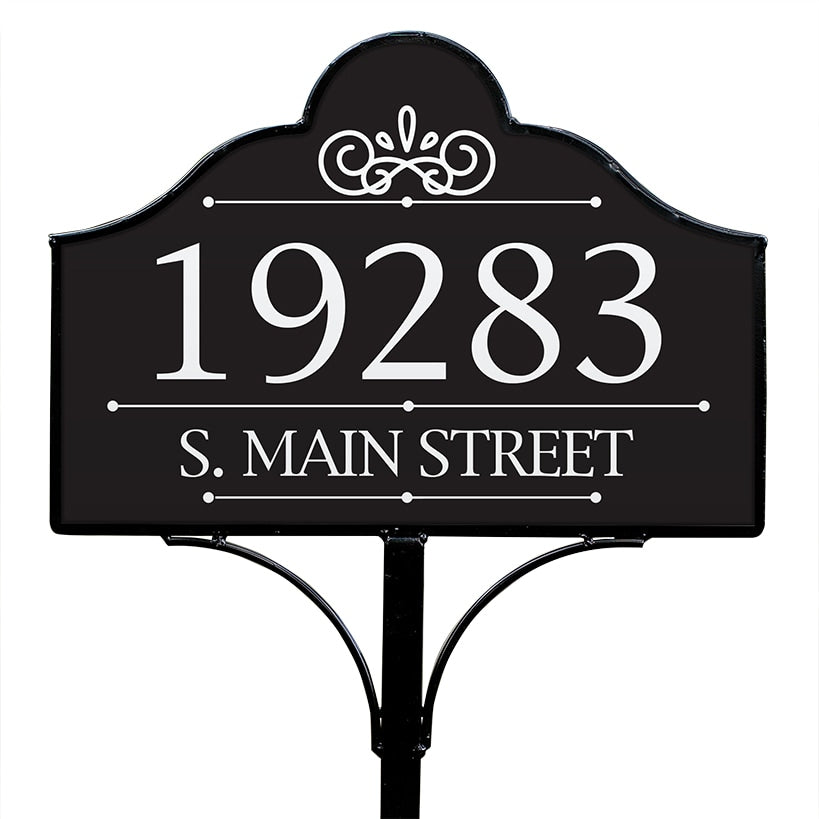 Personalized Magnetic Address Sign or Stake