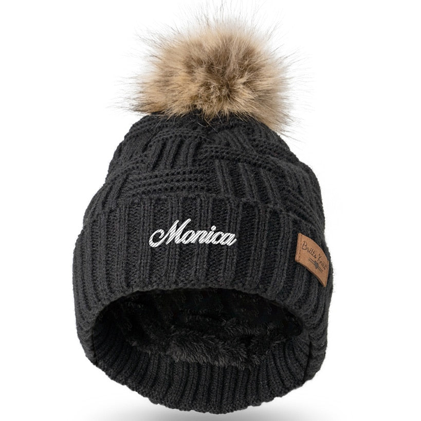 Personalized Name Adult Knit Hat