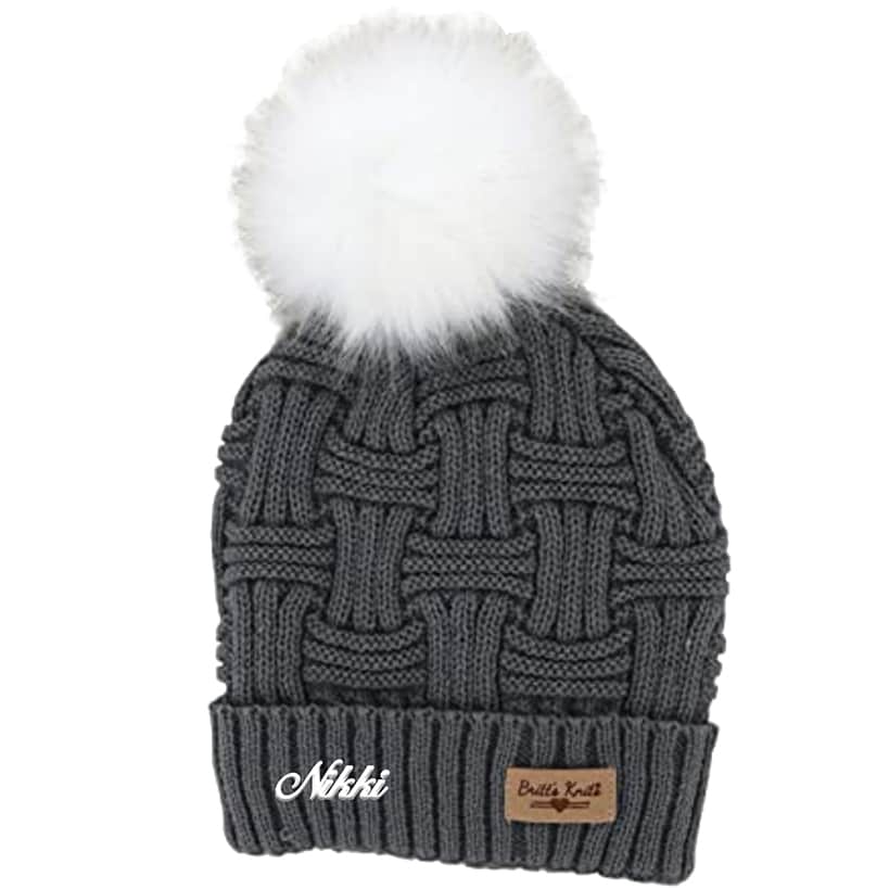 Personalized Name Adult Knit Hat