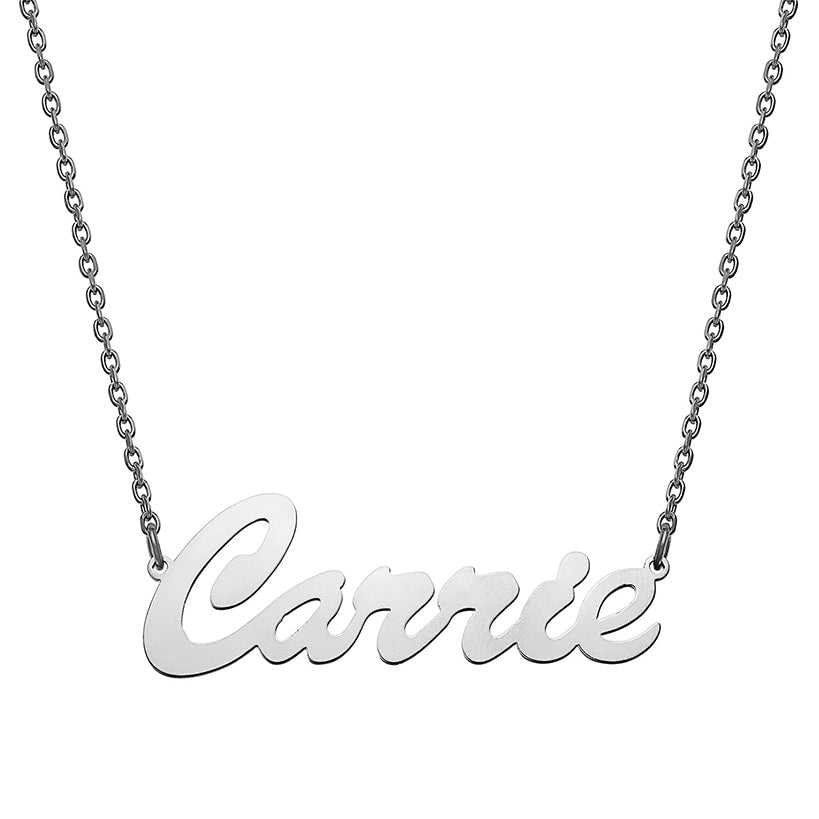 Personalized Hollywood Script Women's Nameplate Necklace