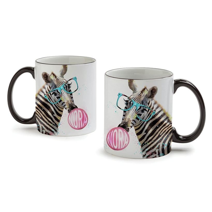 Personalized Novelty Zoo Animal Coffee Mug