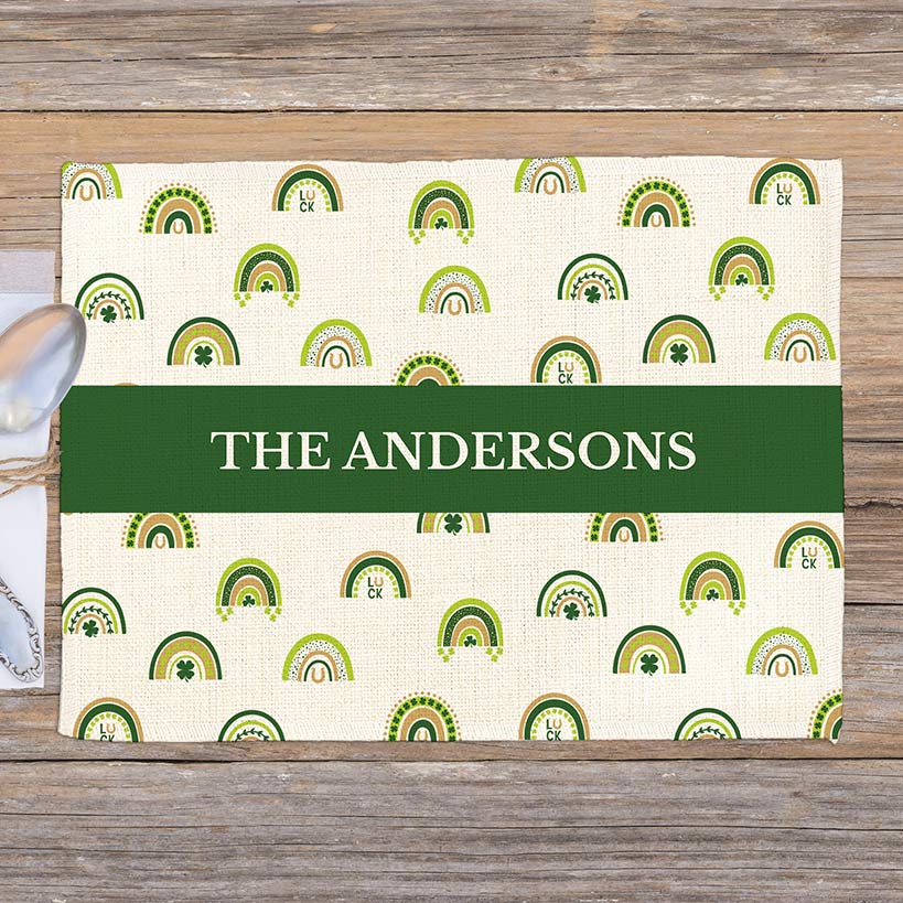 Personalized Spring Placemats