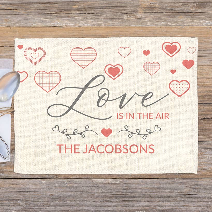 Personalized Spring Placemats
