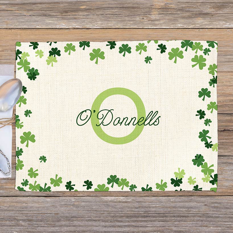 Personalized Spring Placemats