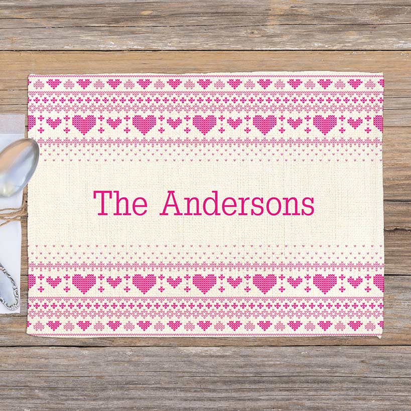 Personalized Spring Placemats