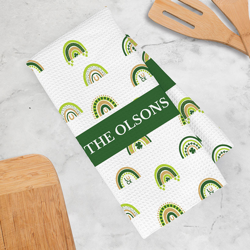 Personalized Spring Tea Towel