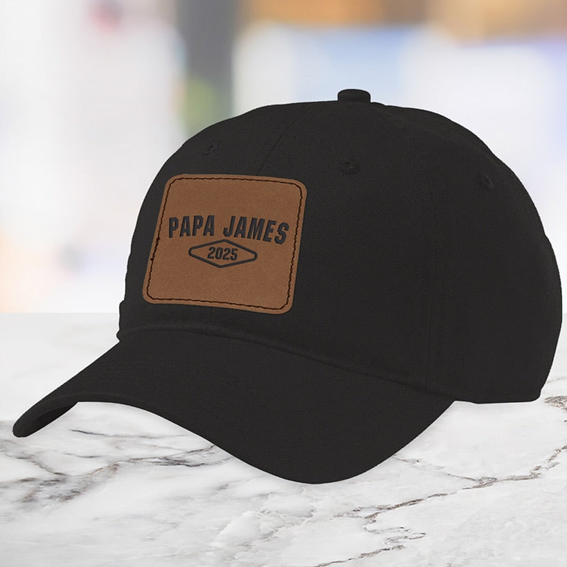 Personalized Title Rounded Diamond Chino Hat