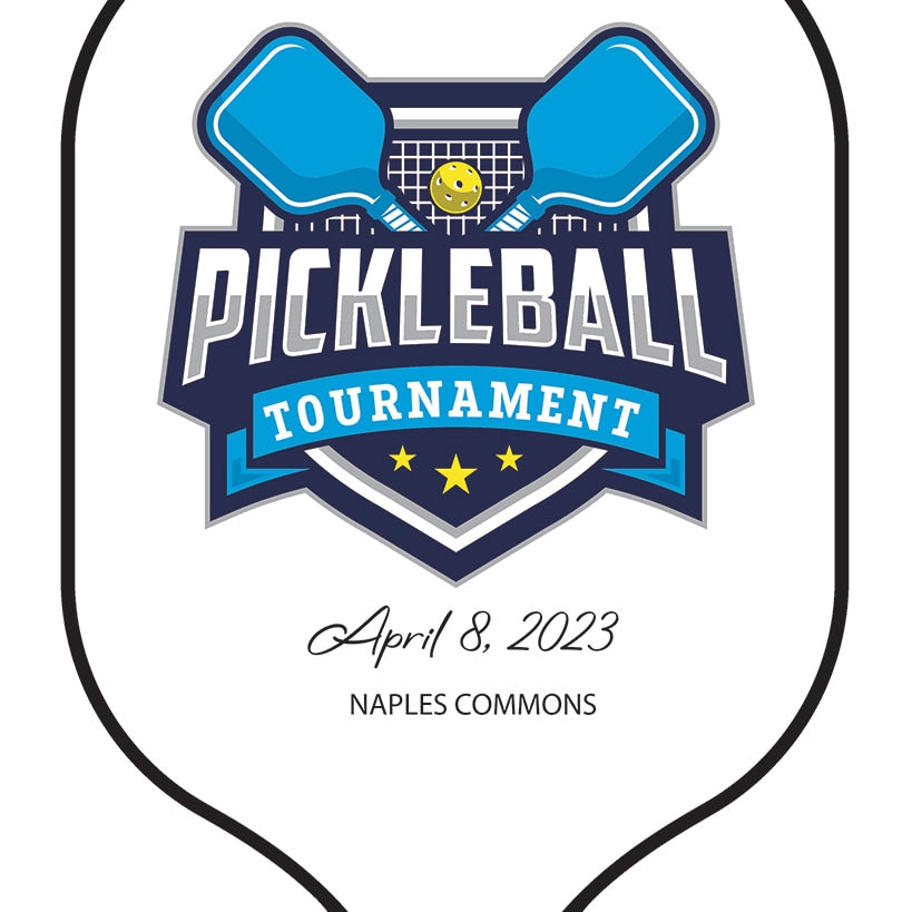 Personalized Pickleball Paddle Tournament