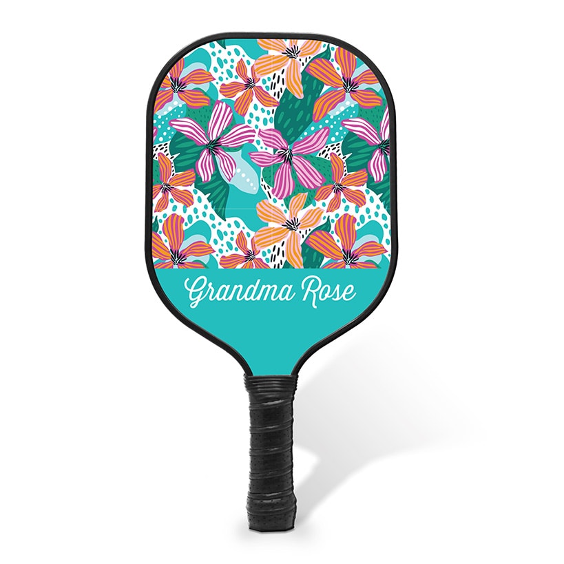 Personalized Pickleball Paddle Tropical