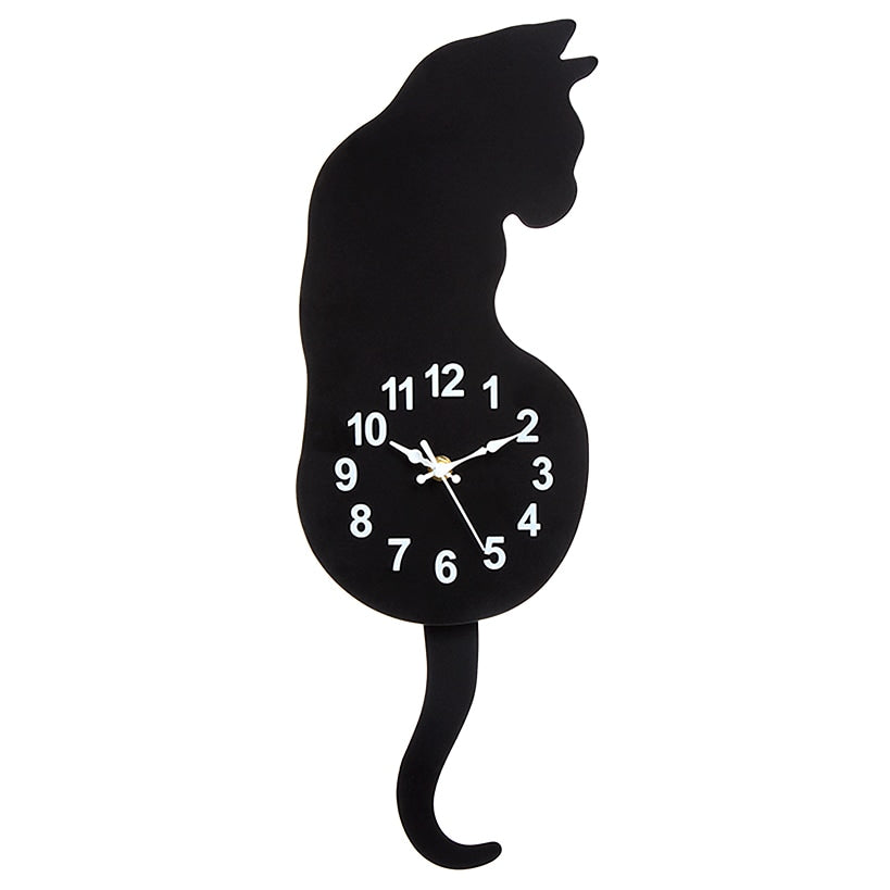 Pet Pendulum Silhouette Clock