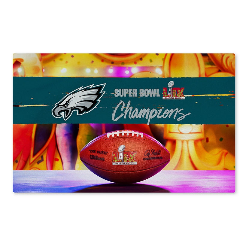Philadelphia Eagles NFL 2025 Super Bowl LIX Parade Washable Rug