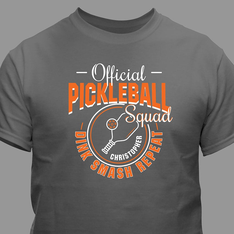 Personalized Pickleball Squad Adult T-Shirt