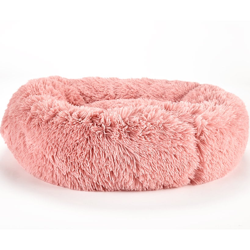 Small Round Pet Plush Donut Bed