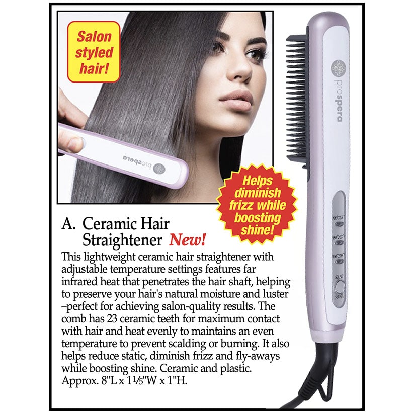 Prospera PTC Ceramic Hair Straightener