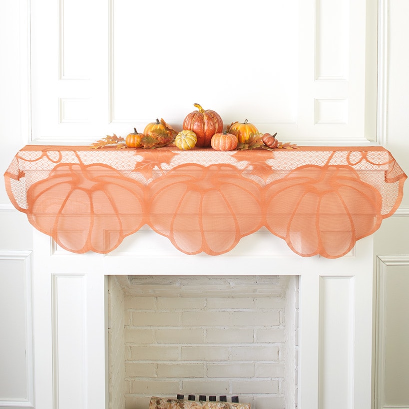 Pumpkin Mantel Scarf