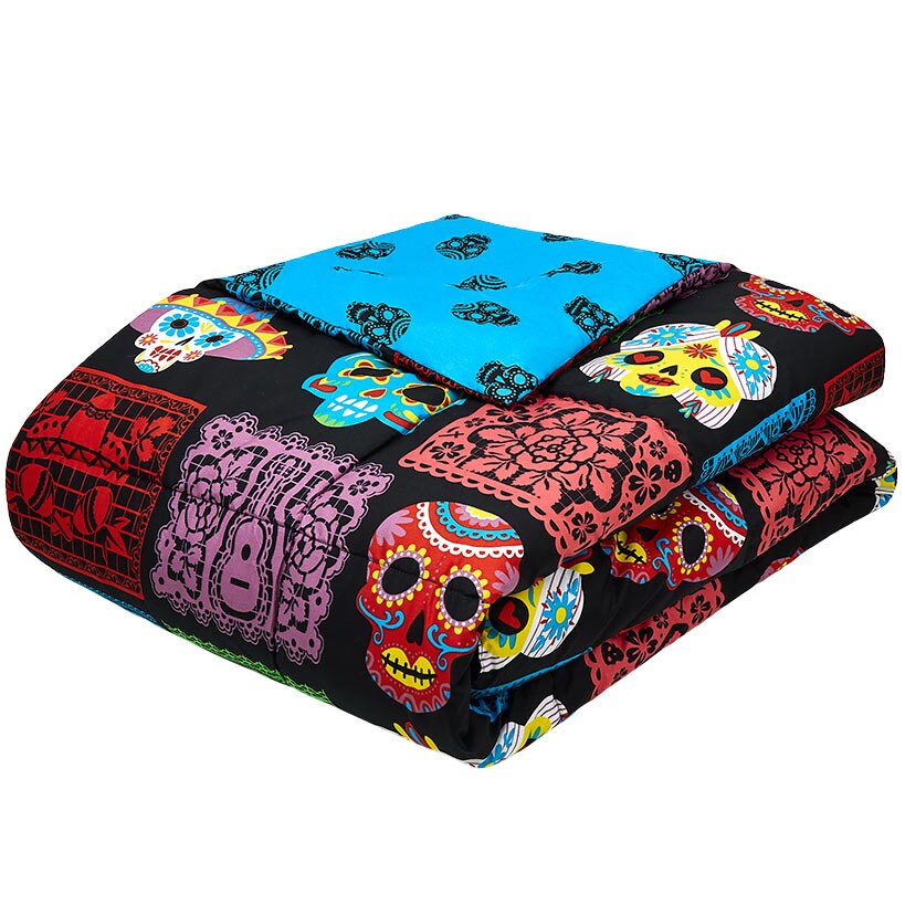 El Dia de los Muertos Complete Comforter Set with Sheets