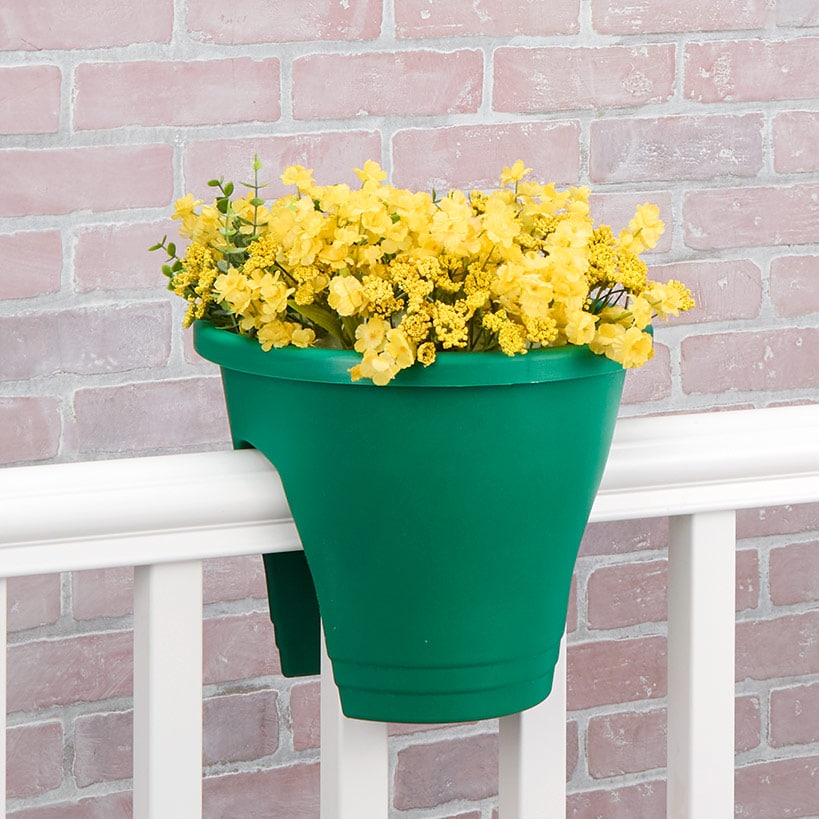 Planter for Rail Terracotta Gray or Green