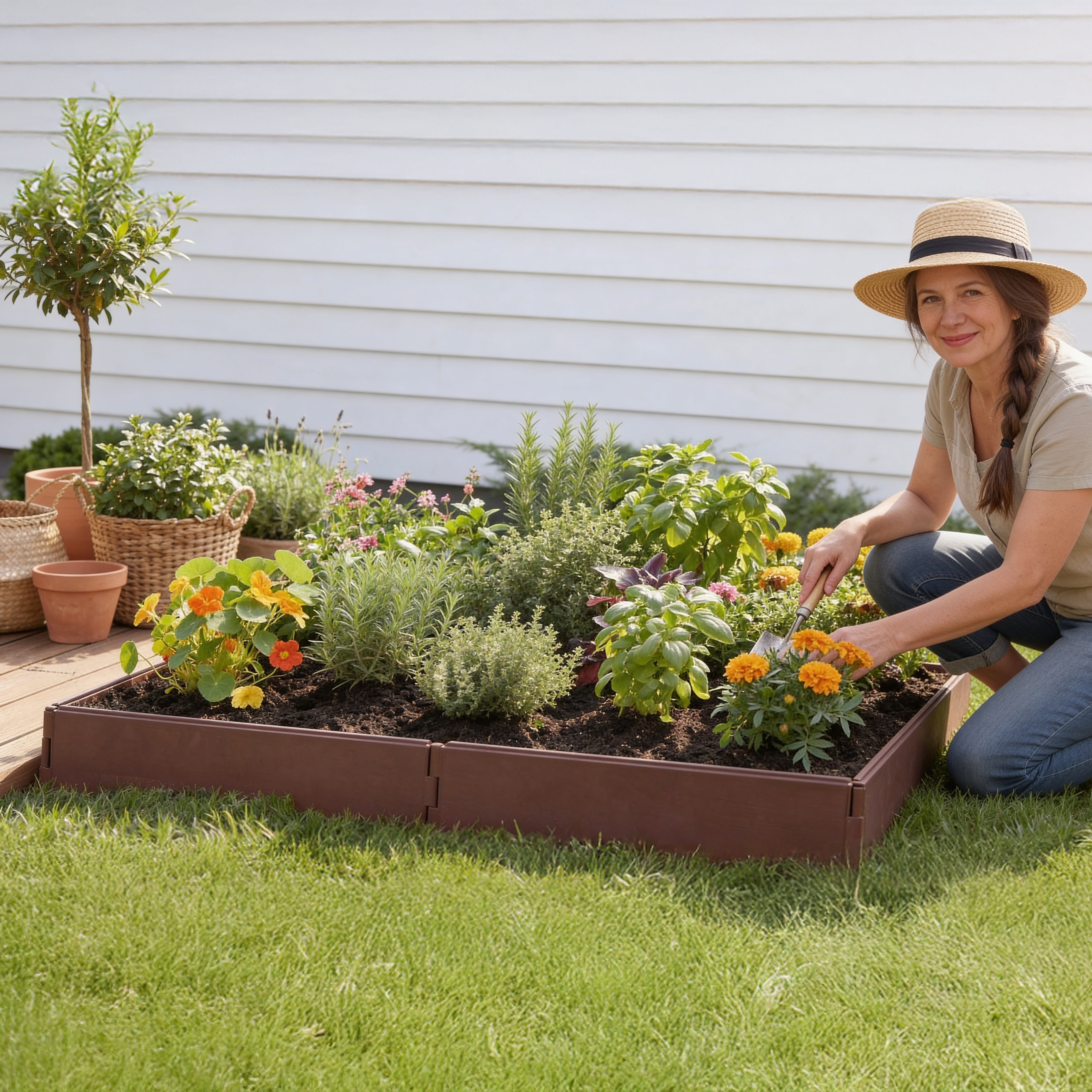 Raised Garden Bed With 8 Adjustable Panels | LTD Commodities