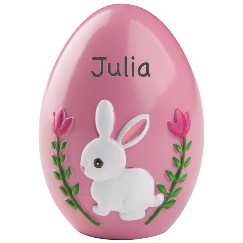 Personalized Resin Bunny Eggs