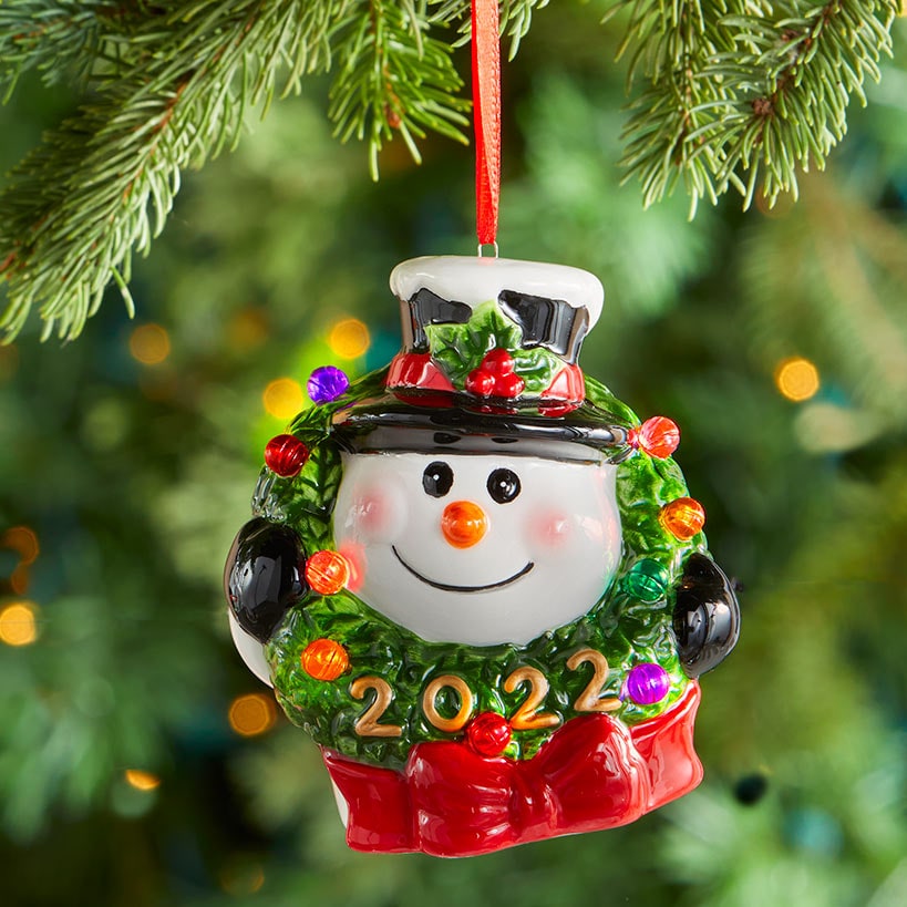 Commemorative Lighted Holiday Ornaments