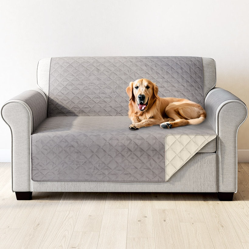 Solid Color Reversible Furniture Covers