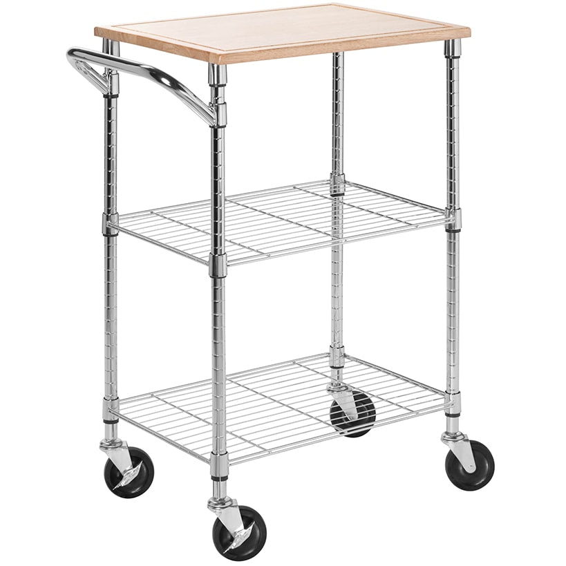 Kitchen Cart with Cutting Board