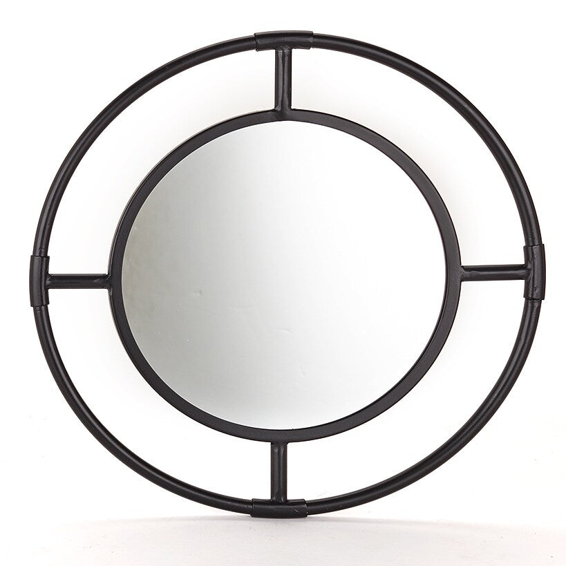 Round Metal Wall Mirror
