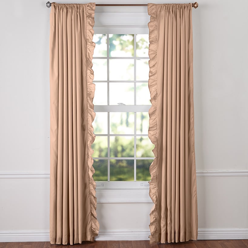 Ruffled Window Curtain