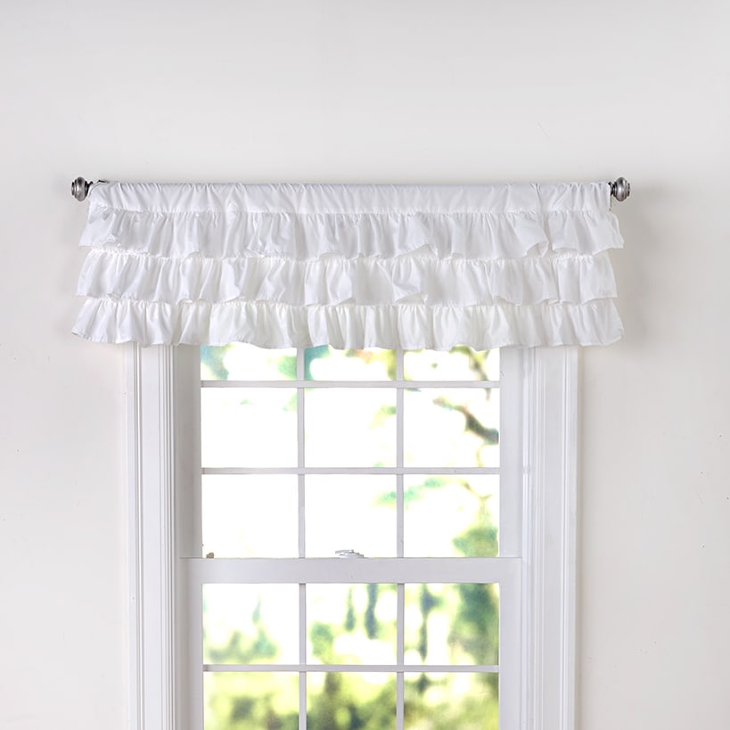 Ruffled Window Curtain
