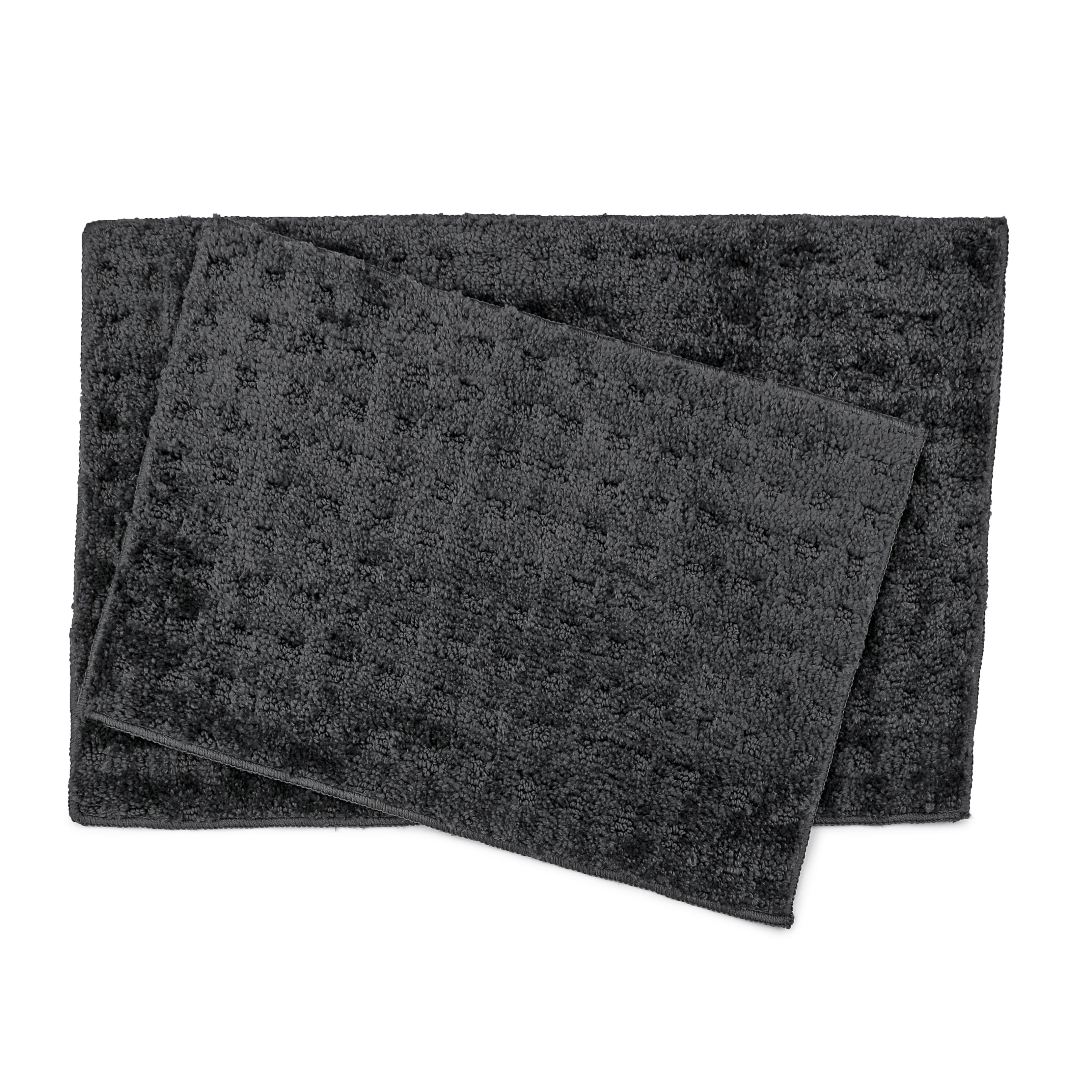 Homewear Soft Sensations Waffle Bath Set with Non-Skid Backing, 2-Pc.
