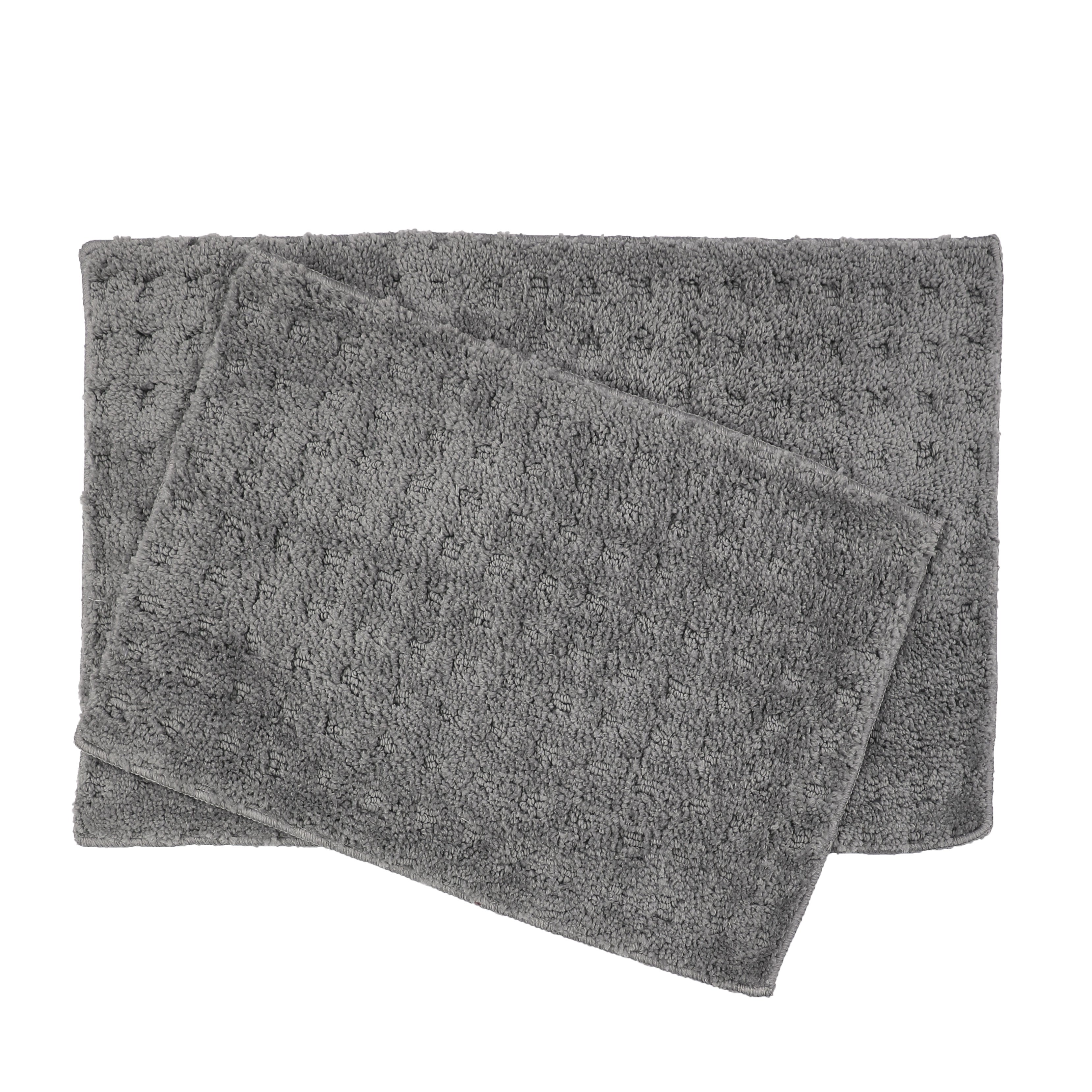 Homewear Soft Sensations Waffle Bath Set with Non-Skid Backing, 2-Pc.