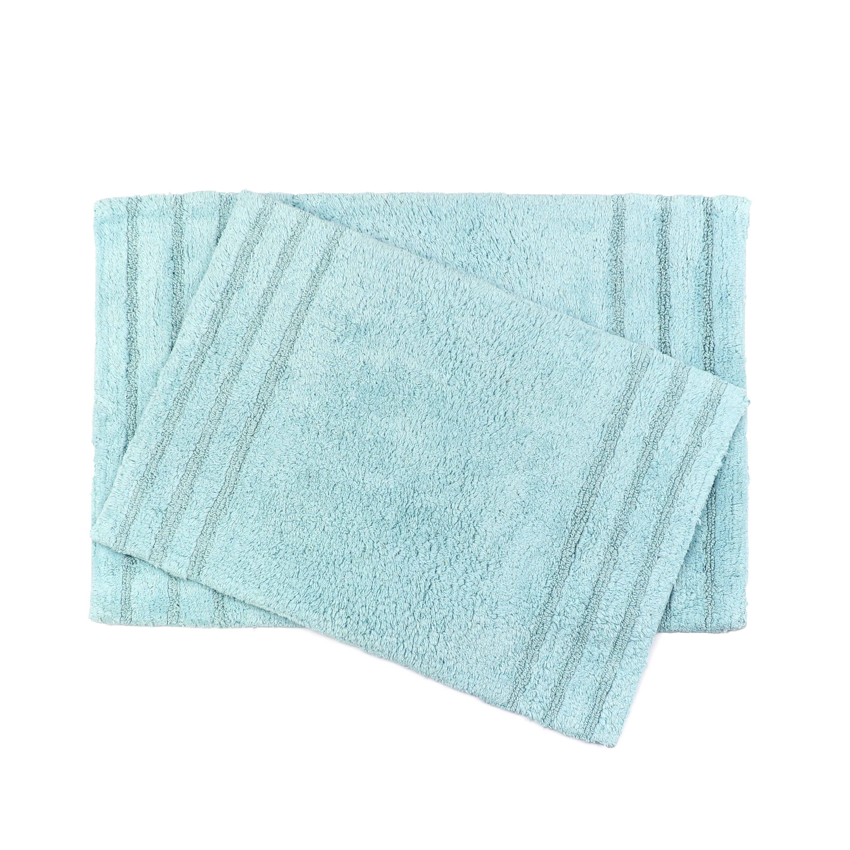 Homewear Sanibel End Border Cotton Bath Rug Set 2-Pc.