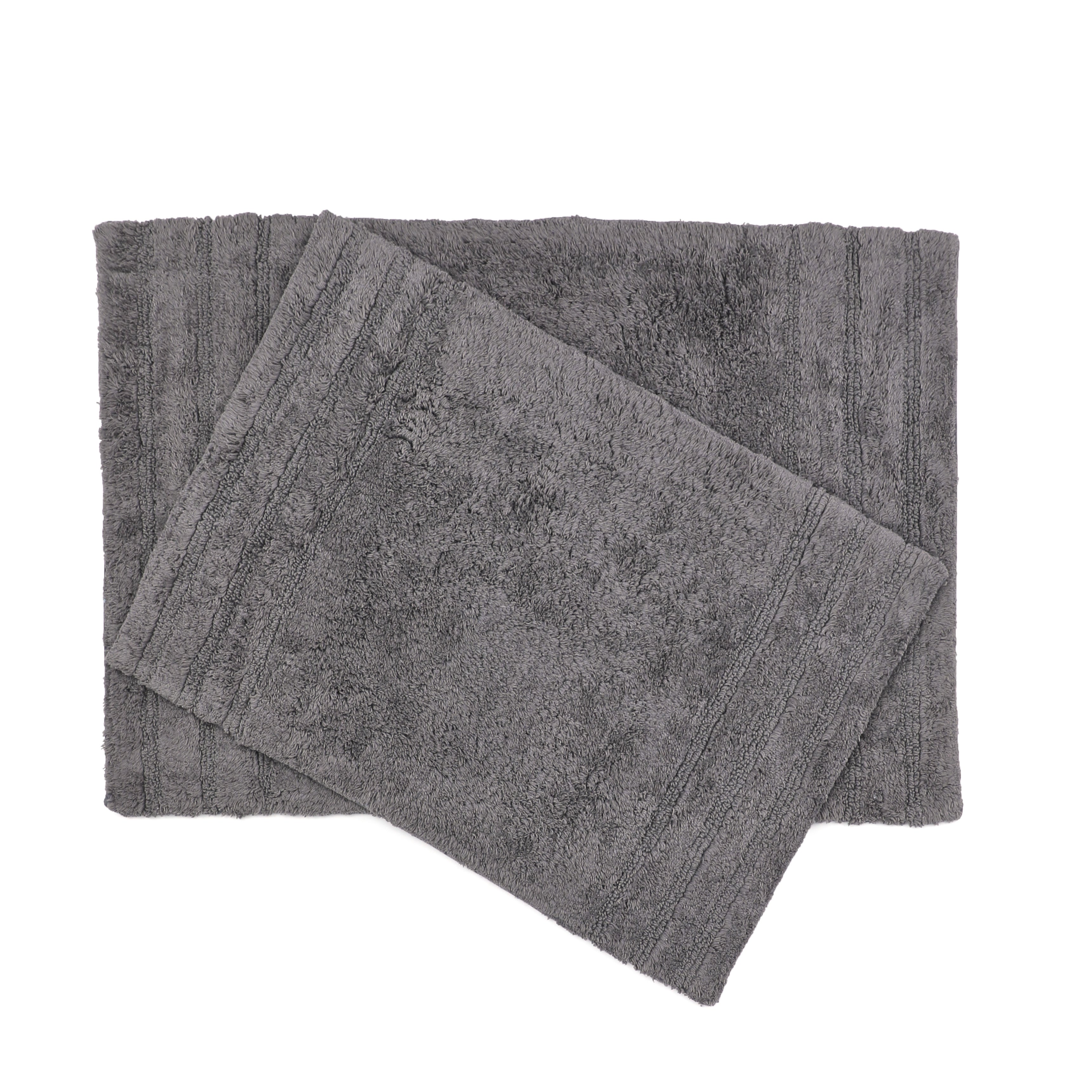 Homewear Sanibel End Border Cotton Bath Rug Set 2-Pc.