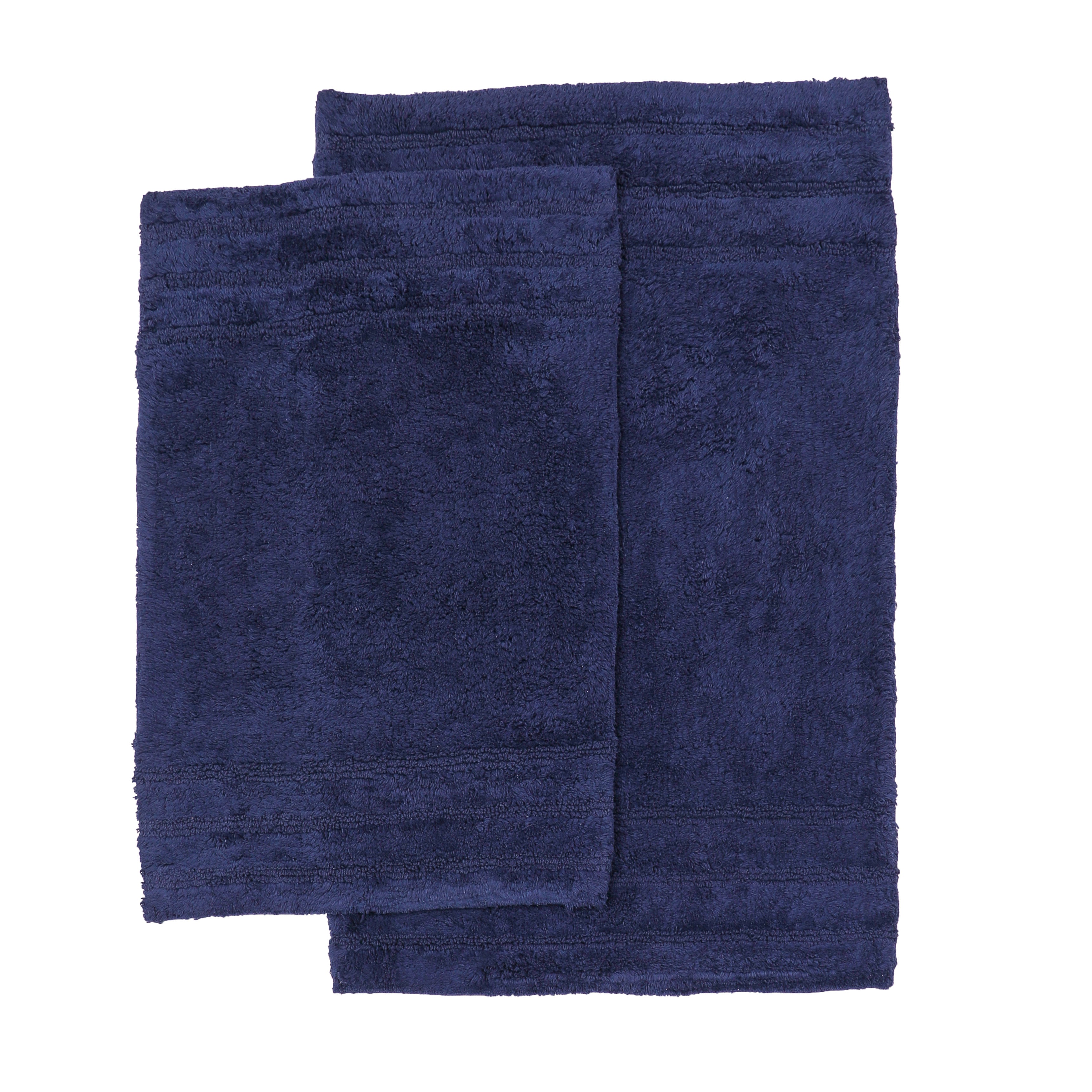 Homewear Sanibel End Border Cotton Bath Rug Set 2-Pc.