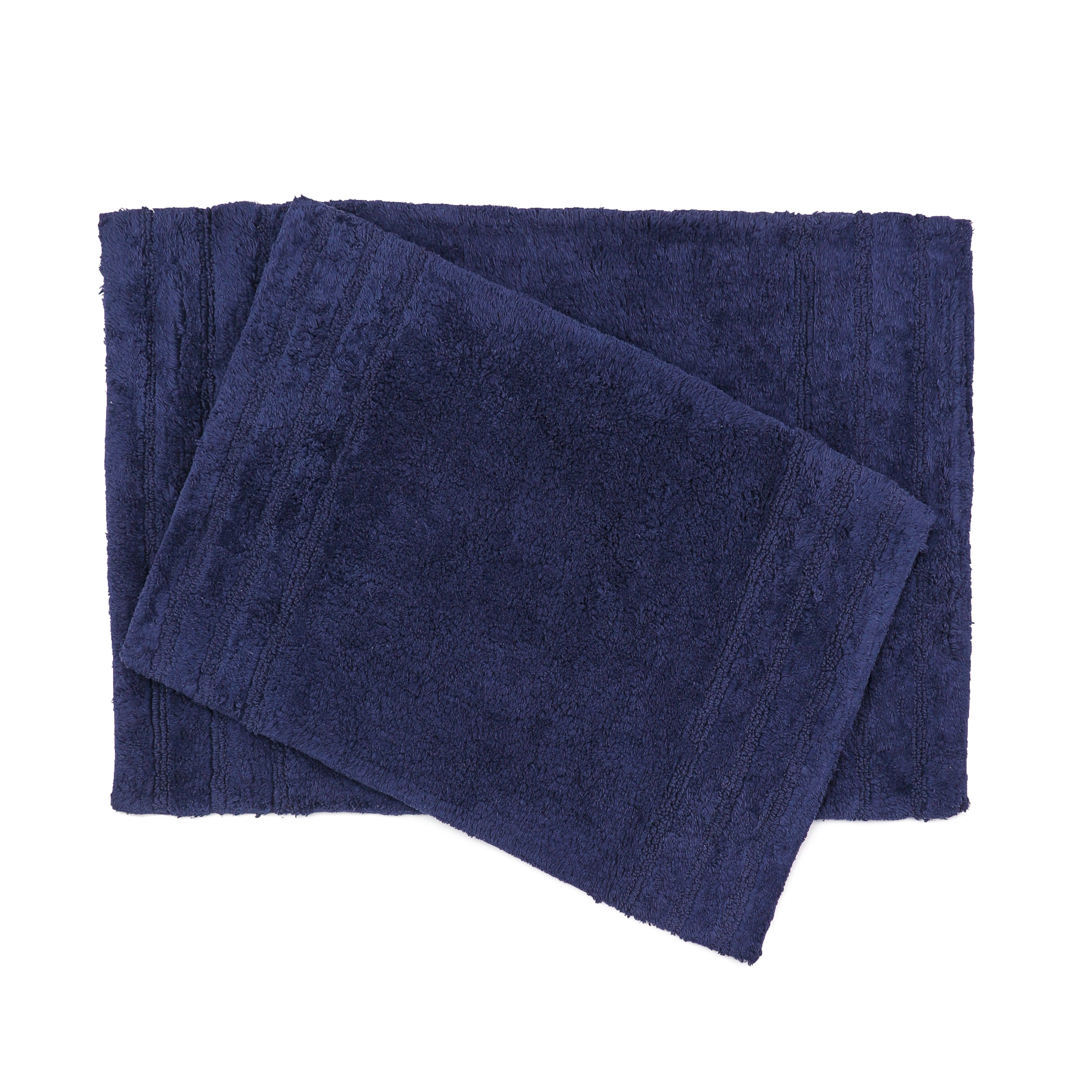 Homewear Sanibel End Border Cotton Bath Rug Set 2-Pc.