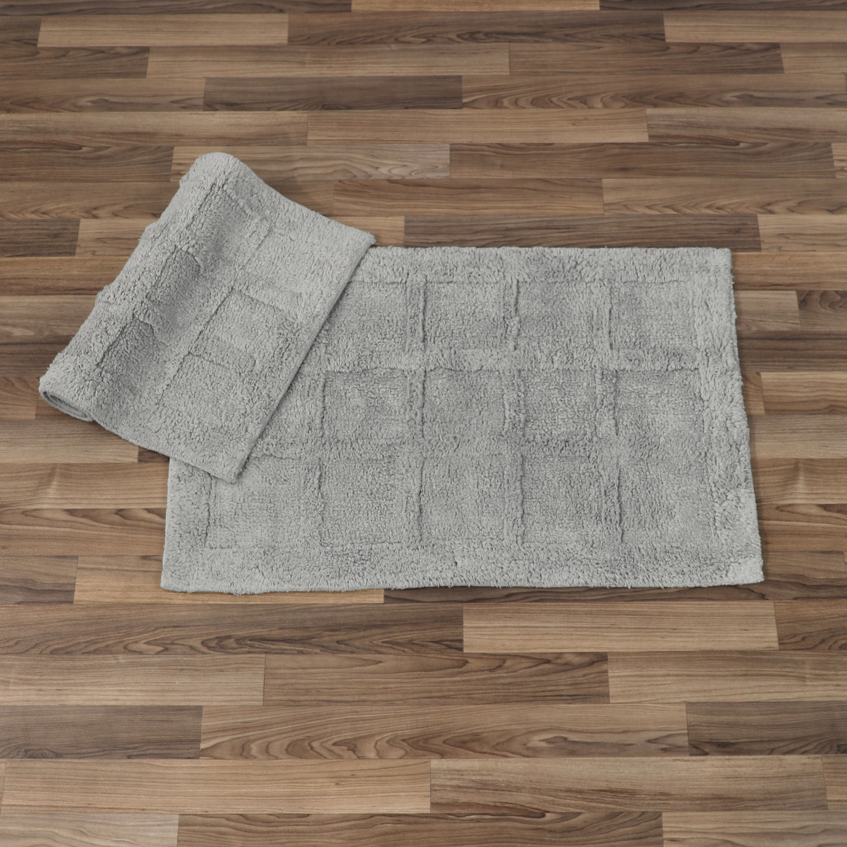 Homewear Sanibel Windowpane Bath Rug Set, 2-Pc.