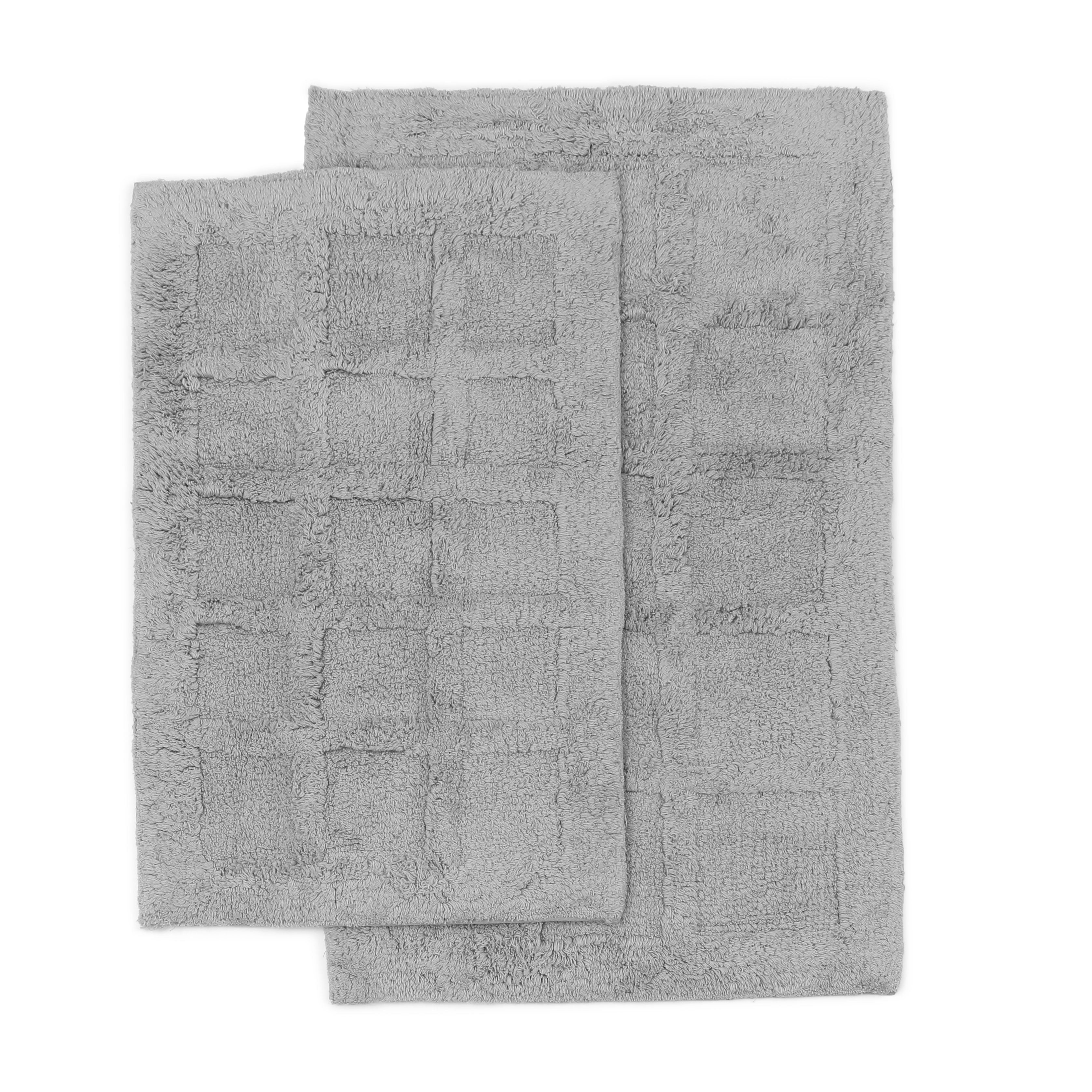 Homewear Sanibel Windowpane Bath Rug Set, 2-Pc.
