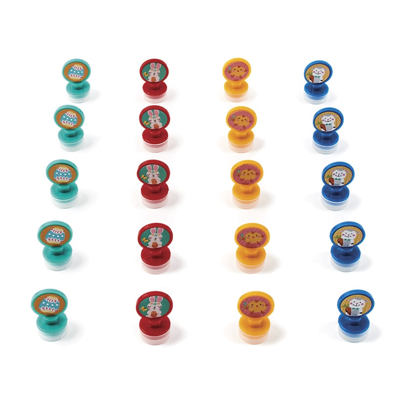Set of 20 Mini Easter Stampers