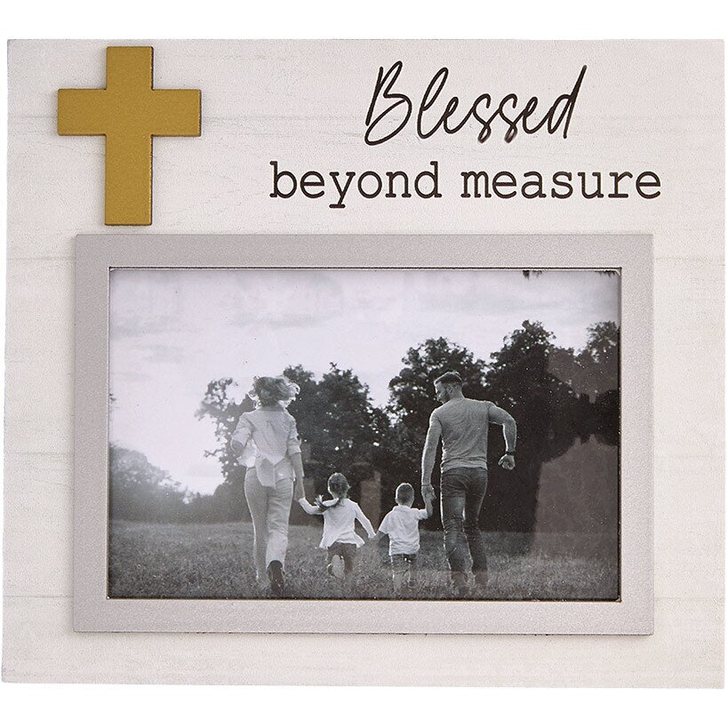 Photo Frame Love Family Blessed With Heart 6 x 4