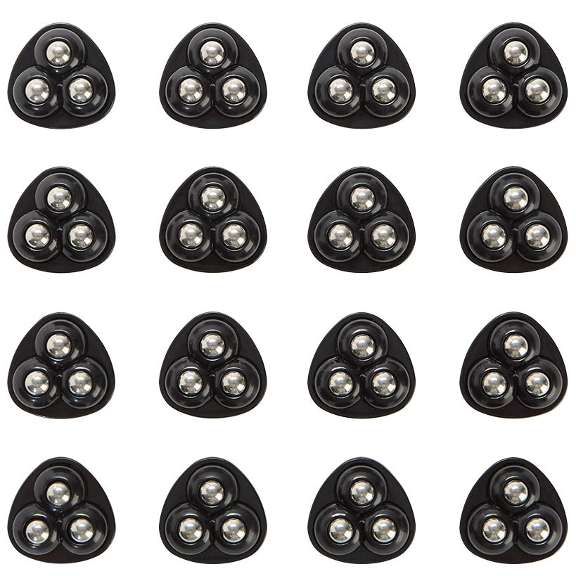 Self-Adhesive Mini Caster Kitchen Appliances Wheels - Set of 16